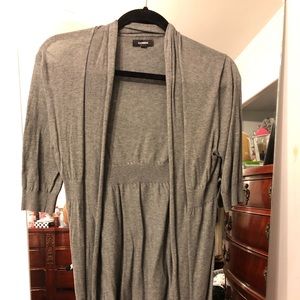 GRAY EXPRESS SMALL CARDIGAN!